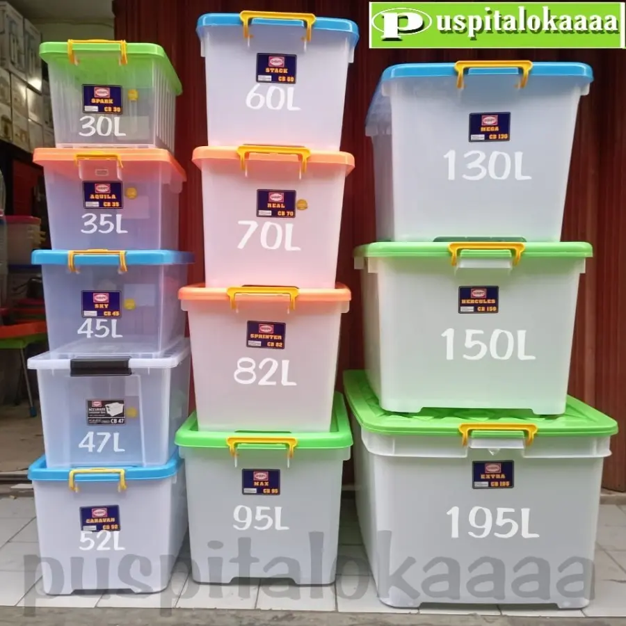 CARGO CONTAINER BOX PLASTIK SHINPO | CONTAINER BOX RODA