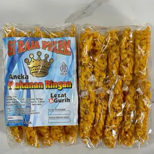 Ulir jagung manis isi 10pcs  (Snack camilan jadul murah organik| Gurih | Renyah | Makanan | Food | Asin | Rasa pedas)