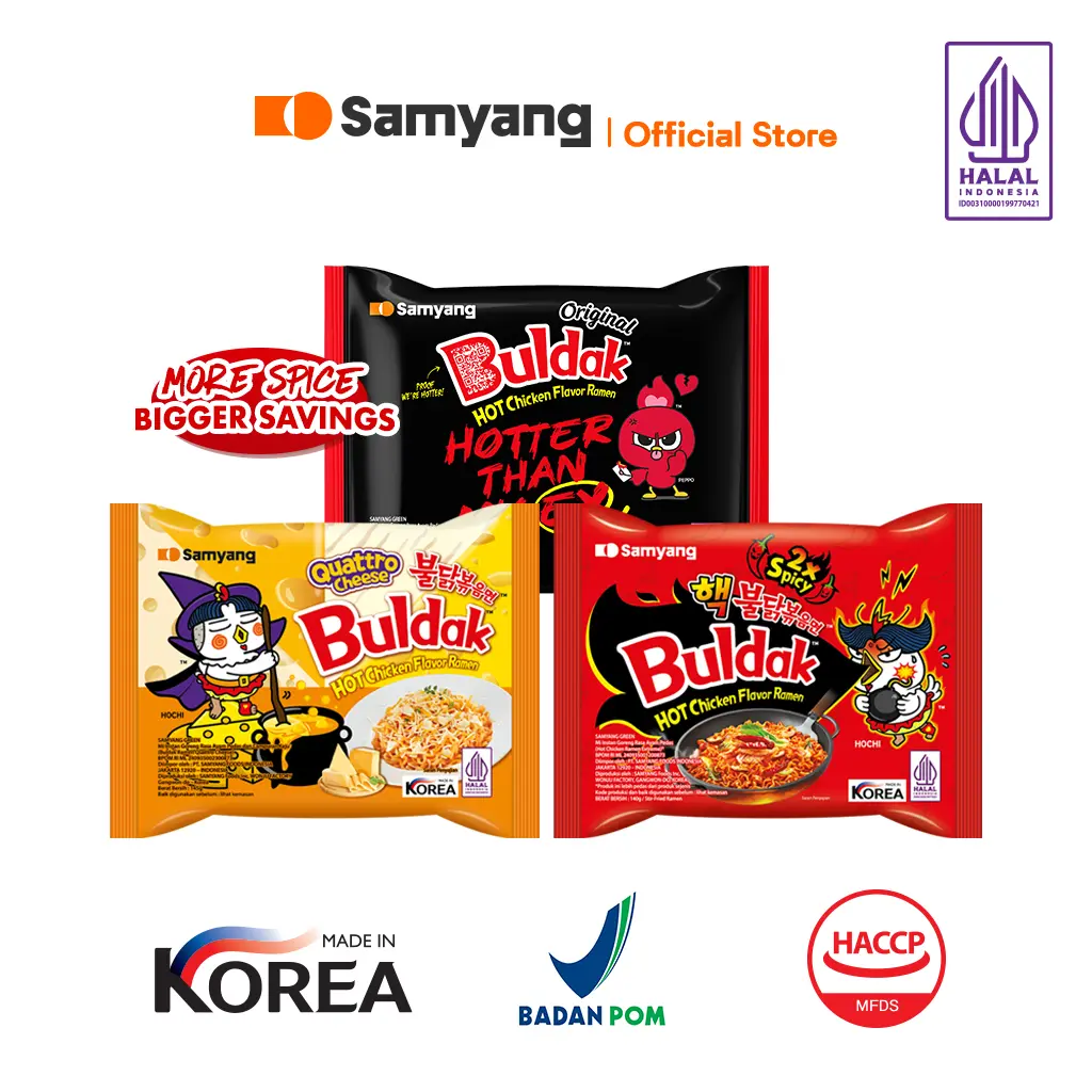 Buldak Lovers | Original + Quattro Cheese + Extreme