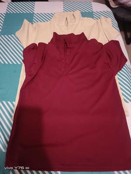 Product Review of Ayel Fashion Korean Collar T Shirt V Neck Tops Short Sleeve from E**m 1