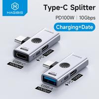 Gambar HAGIBIS OTG SPLITTER TYPE C WITH POWER SUPPLY PD 100W FAST CHARGING  DELIVERY DATA TRANSFER USB 3.2 10GBPS - C TO A dari The Premium Goods Kota Administrasi Jakarta Utara 1 Tokopedia
