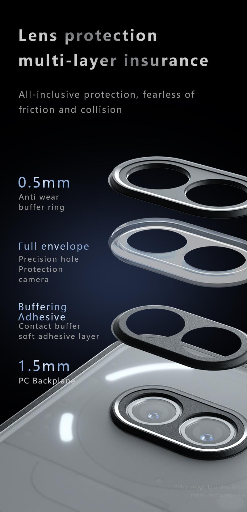 Product Introduction of Nothing Phone 2a 2aPLUS Phone Casing matte skin feels four corners of the anti-fall airbag are transparent Black softcase back shell case  does not yellow Protection Cover Protective Cellphone Phonecase Smartphone Protector 7