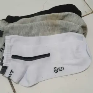 3 Pasang Kaos kaki Olahraga Tebal Pendek 3/4 Dibawah Betis New Sport