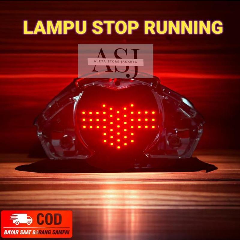 LAMPU STOP RUNNING / STOP LAMPU RUNNING MIO SOUL GT 115 8 MODE AUTO CAKEP 1