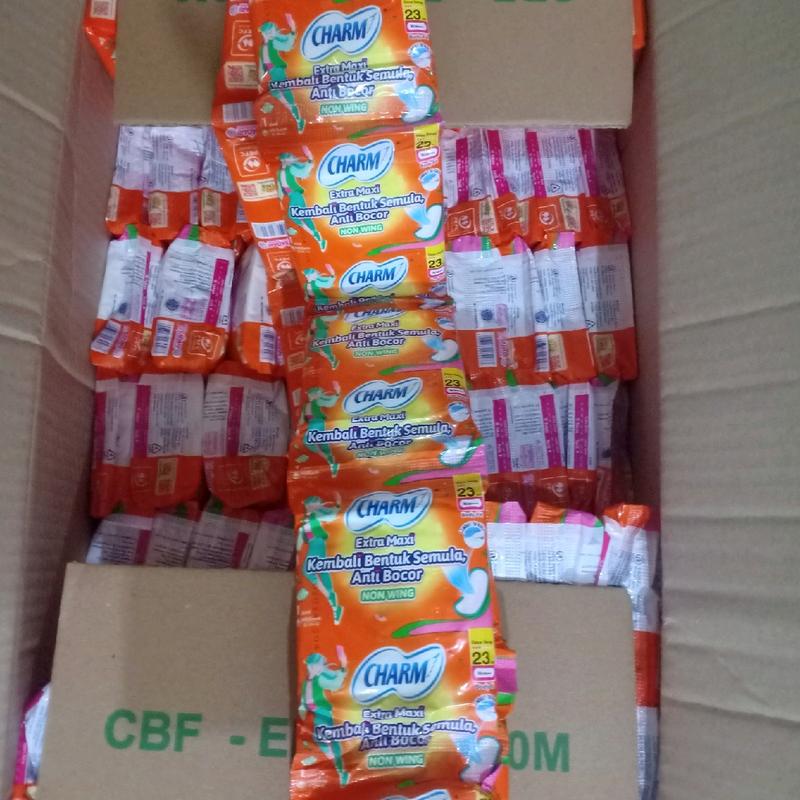 Pembalut Wanita Charm 1 Renceng isi 10sachet non wing Kewanitaan - Kemasan Sachet Praktis dan Nyaman - Feminine, Perawatan 1