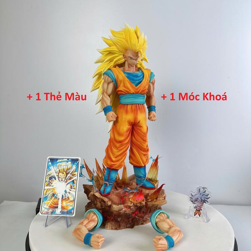 Mô Hình Goku SSJ3 Trong Dragonball ZW Studio 35cm Có Led Ongchumohinh MH5638 Toy Đồ chơi Mô Hình
