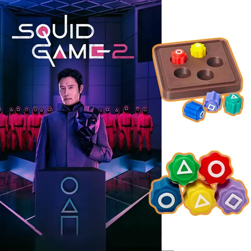 Đồ Chơi Bắt Đá Truyền Thống Hàn Quốc Squid Game Gonggi, 5 Cái / bộ, Đạo Cụ Xúc Xắc Trò Chơi 7