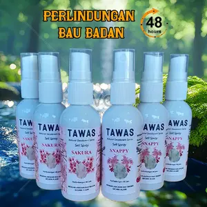 PAKET 6PCS TAWAS DEODORANT SPRAY AROMA