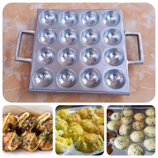 Cetakan Telur Cungkil / Cetakan Takoyaki Kotak. 2