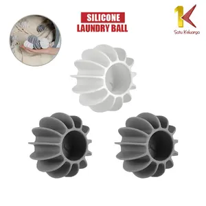 [COD] SK C1351 Silicone Magic Laundry Ball Anti Kusut Reusable Alat Pembersih Bulu Pakaian