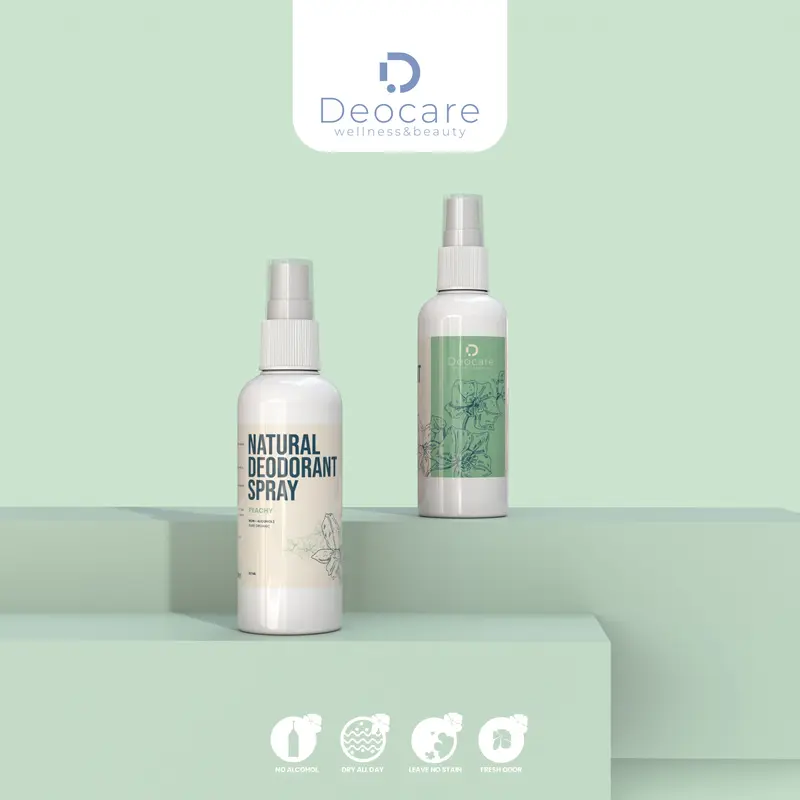 DEOCARE DEODORANT SPRAY TAWAS DEOCARE PENGHILANG BAU BADAN 60 ML AMPUH 3