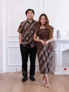 SAFFIYA-Batik Rosemary | Kemeja & Kebaya Batik Modern – Kondangan, Pesta, Gereja, Natal Couple (DIJUAL PISAH)