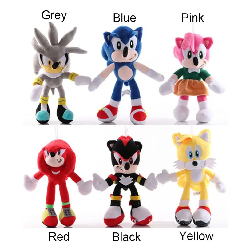 Búp Bê Nhồi Bông Hình Anime Cho Bé Trai Và Bé Gái, Đồ Chơi Nhồi Bông Sonic Dễ Thương, Nhím Nhồi Bông, Quà Tặng 3