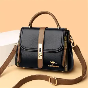 Tas Selempang Wanita Terbaru Tas Tangan Keren Simple Multifunsi Kulit Tas Cewek Ibu Perempuan Tas Pesta