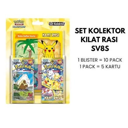 Set Kolektor Kilat Rasi sv8s Pokemon TCG Indonesia