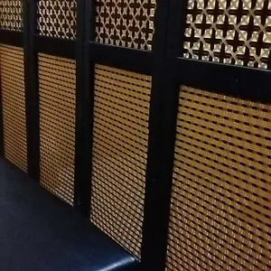 Neezar Rattan Penyekat Ruangan Minimalis BORNEO TIGERSTONE No 30 Bahan Sketsel Rotan Sintetis Dilengkapi Kaki Penyangga Gratis dan Roda untuk Mobilitas Lebar 50 cm Tinggi 150 cm - Furniture pembatas aesthetic sekat mushola di rumah