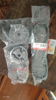 Product Review of Paket Cvt Van Belt + Rumah Roller Assy Set + Kipas Roller Mio Sporty Mio Smile Mio Soul 5TL Motorcycle from J**o t**k 0