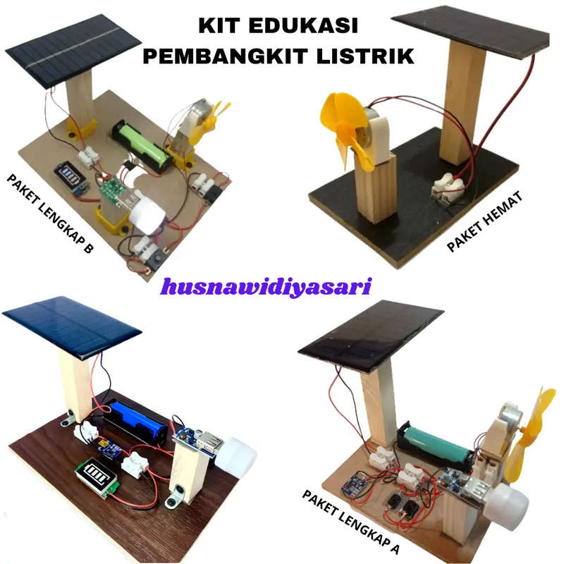 KIT EDUKASI PEMBANGKIT LISTRIK TENAGA MATAHARI SOLAR CELL PANEL SURYA - MINI KIPAS TENAGA SURYA 0