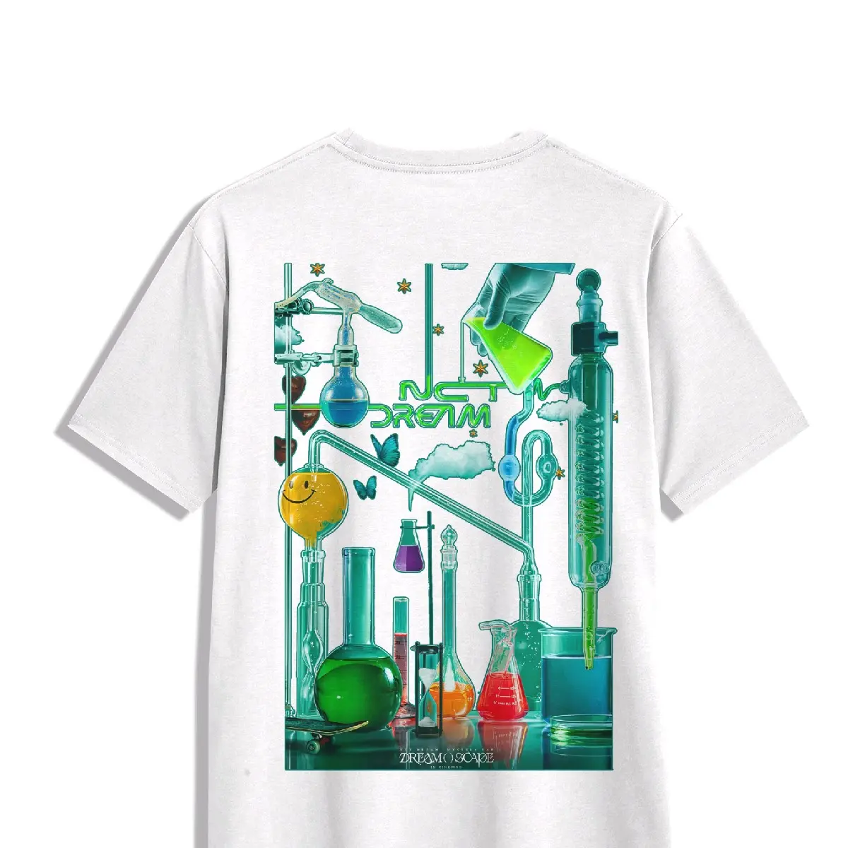 ZHRA T-Shirt Kaos Nct Dream Dreamscape II Cotton Combed 30s Hitam Oversize Pria Wanita - Panjang, Polos