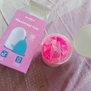 Momi Homi S03 Girls Menstrual Cup Pengganti Pembalut Wanita Silikon Reusable Silicone Grade