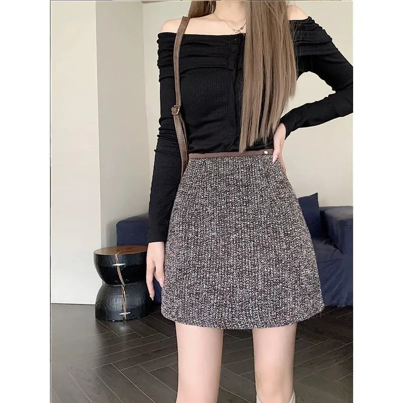 Váy Vải Tuýt Nối Tiếp Cho Nữ, Thiết Kế Đẹp Mới, Thích Hợp Cho Công Nghiệp Nặng, Váy Bodycon Chữ A
