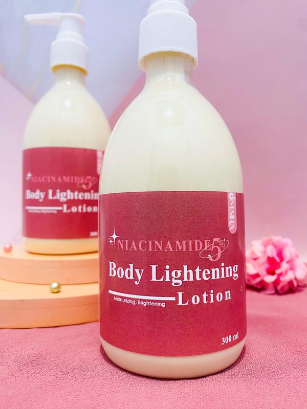 Omaira Lightening Lotion with 5% niacinamide + Sunscreen Agent | Membantu Mencerahkan Kulit Tubuh | Membantu melindungi dari paparan sinar UV | Membantu Melembabkan Kulit Tubuh | Membantu menyamarkan Bekas luka (BPOM dan HALAL) 2