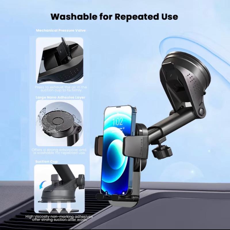 KiiP T01 Car Holder Brown Suction Cup Dashboard Mobil 2