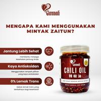 Gambar GLARANADI - Chili Oil Olive Oil 220 gram Sehat dengan Minyak Zaitun - Spicy Szechuan / Sichuan Chili - 1x Chili Oil dari Glaranadi Kab. Tangerang 3 Tokopedia