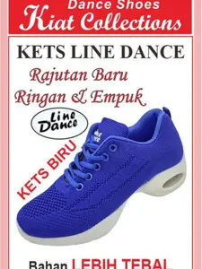 SEPATU MEREK LINE DANCE RAJUTAN TERBARU SNEAKER SENAM TARI DANCE OR