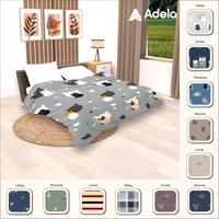 Gambar Selimut Bulu 160x200 cm Anti Alergi Hangat Tebal - Ukeyyo Adela Series - Linea dari Adela Sprei & Bedcover Kab. Gresik 1 Tokopedia