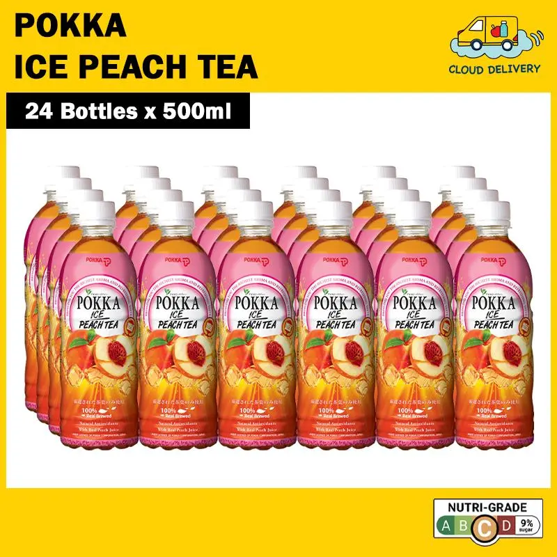 Pokka Ice Peach Tea (24 x 500ml)