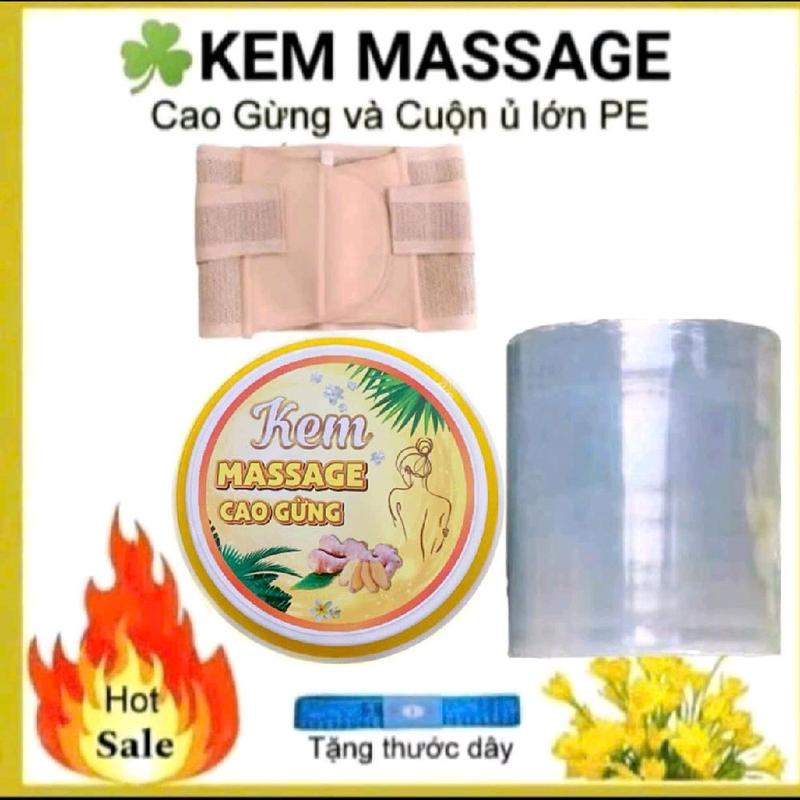 Mua Kem Massage Cao Gừng TẶNG CUỘN Ủ Lớn 400gam và ĐAI NỊT Phiên Bản Cải Tiến 250g-Trang Nguyễn Shop