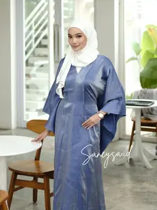 [READY STOCK] Azura Abaya Gamis Kaftan Lebaran - Gamis Pesta Mewah Kondangan