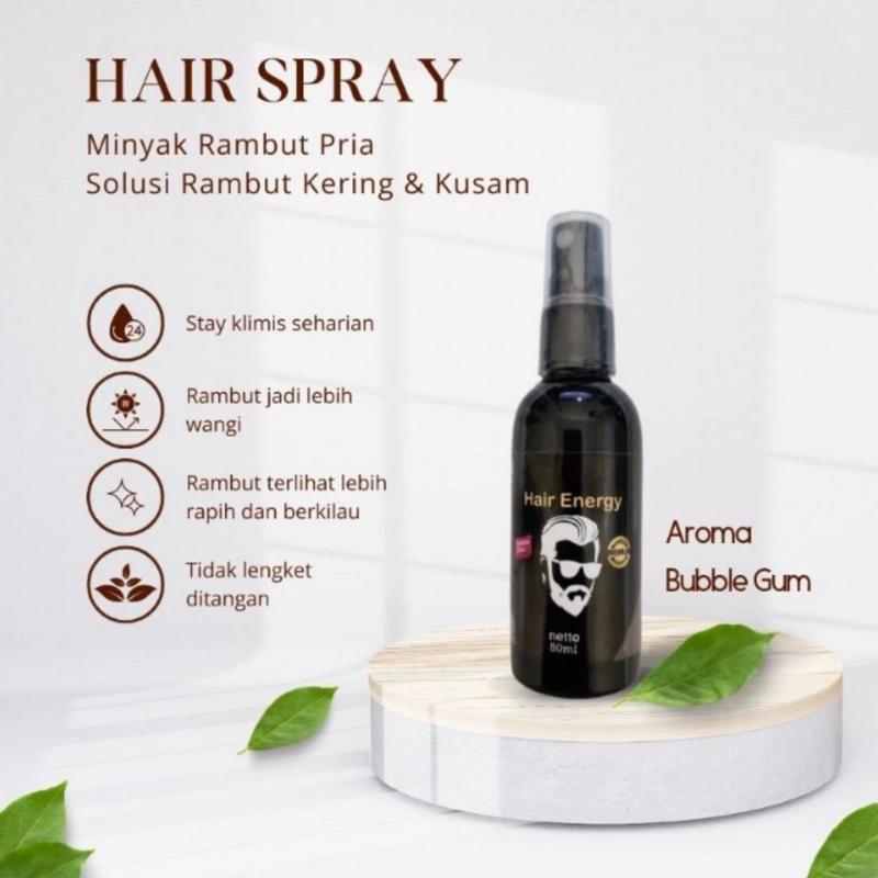 Beli 1 Gratis 1 Parfum Rambut Hair Energy 60Ml - Atasi Bau Tak Sedap & Perawatan Rambut 4