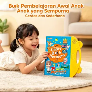 Mainan Kiriman Super Aman Sampai Tangan Buku Pintar Elektronik Bersuara 3 In 1: Indonesia, Inggris, Mandarin. Audio Book Dikemas Bubble Wrap Tebal, Belajar Membaca, Terima Barang Mulus. Untuk Paud, Tk, 3-6 Tahun. 26 Topik: Abjad, Angka, Hewan, Warna