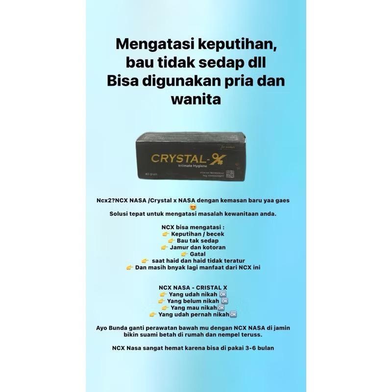NASA CRYSTAL X perawatan kewanitaan
