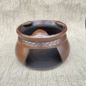 Tungku / Keren diameter 24cm Gerabah Tanah Liat