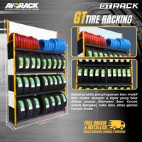 Gambar RAK BAN MOTOR MOBIL GT RACK GTR320S MAX TIRE RACK 4 SUSUN. RACK BESI DISPLAY BRANDING OTOMOTIF TINGGI 2.5/3 METER - STARTER dari AyoRack Official Kota Administrasi Jakarta Barat 5 Tokopedia