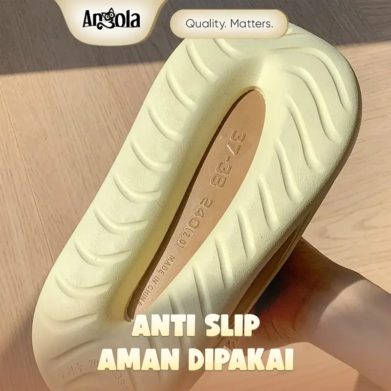 ANGOLA Sepatu Sandal Wedges 6CM H28A Sepatu Sendal Fuji Lucu/Sandal Wanita Kekinian/Sendal Baim 7