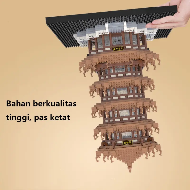 Mini Block Garden Nano Balok Cina Building Micro Partikel Blok Bangunan Building Block Bricks 7