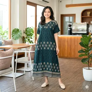 Daster Marwah LD 120 Bahan Rayon Super Busui Friendly Adem Nyaman - Jameela Butik