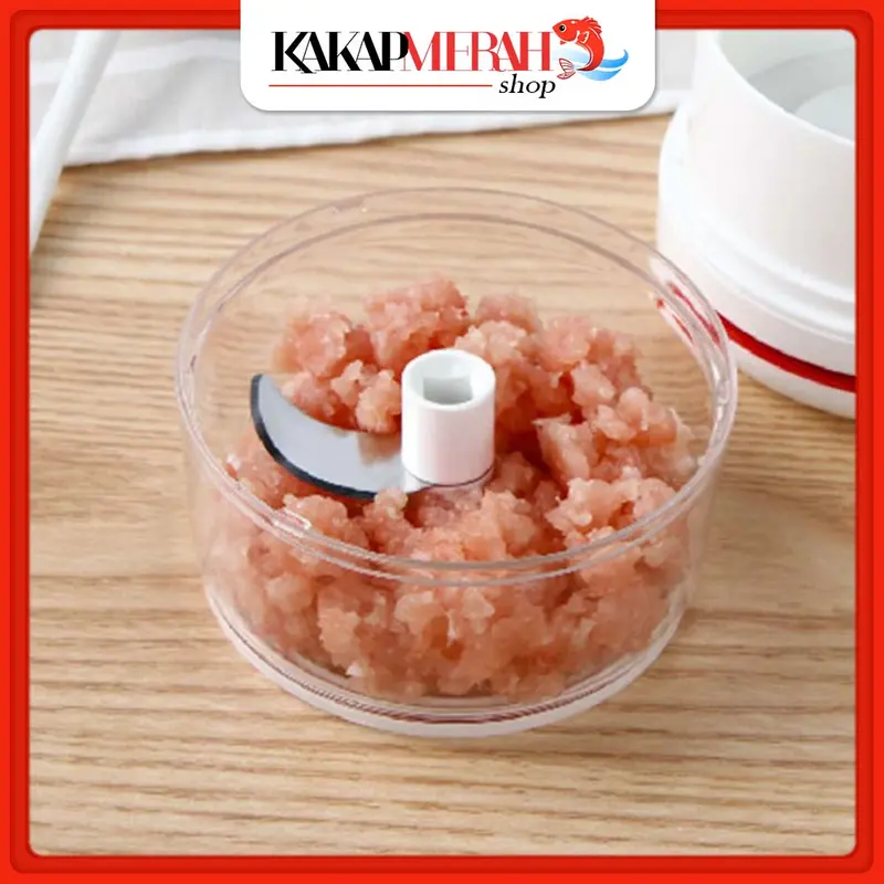 Blender Tarik Gilingan Bumbu Dapur Masak Penghalus Bawang Putih Cabai Mini Chopper 2
