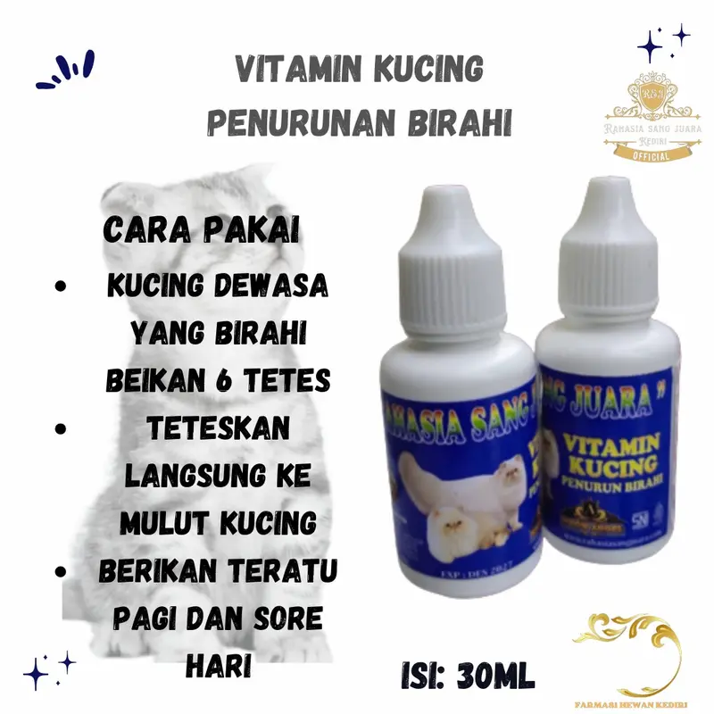 RSJ OBAT PENURUN BIRAHI KUCING BETINA DAN JANTAN 2