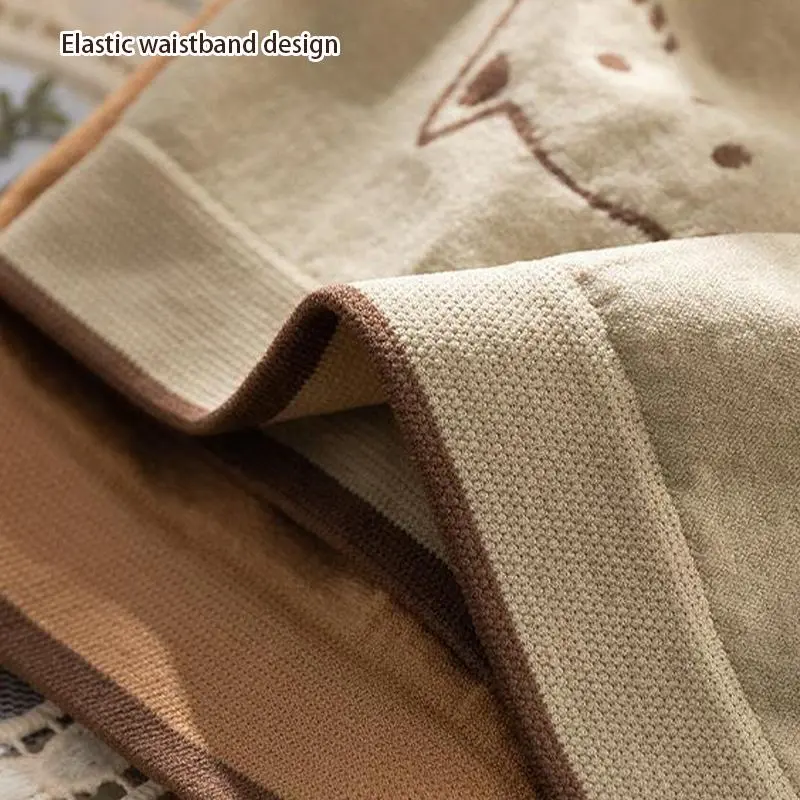 Quần Lót Thể Thao, Thiết Kế Đơn Giản, Chất Liệu Cotton Không Đường May, Thoải Mái Và Thoáng Khí, Quần Lót Không Đường May 5