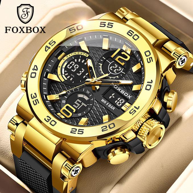 Foxbox original digital watch for men fashion waterproof stopwatch ...