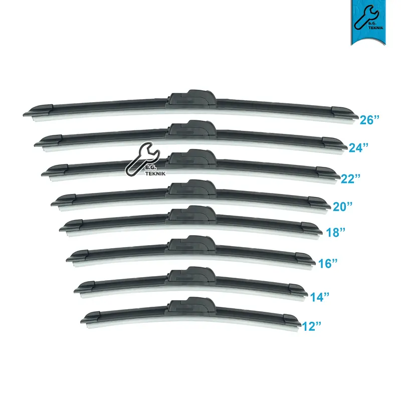 [Satuan] Wiper Blade Mobil Wiper Frameless Universal 12 Inch - 26 Inch 3
