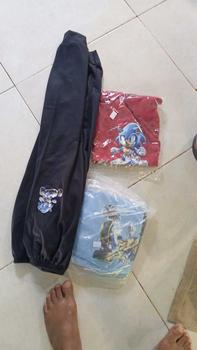 Product Review of Baju Setelan Anak Laki Laki - Pakaian Kaos dan Celana Fashion Anak Cowok Usia 5-15 Tahun - Motif SONIC Putih from M**n 0