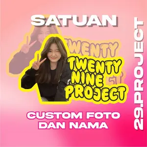 (Satuan) Stiker Foto Custom Wajah Pacar Custom Nama Stiker Nama Pacar Pasangan Stiker Motor Mobil