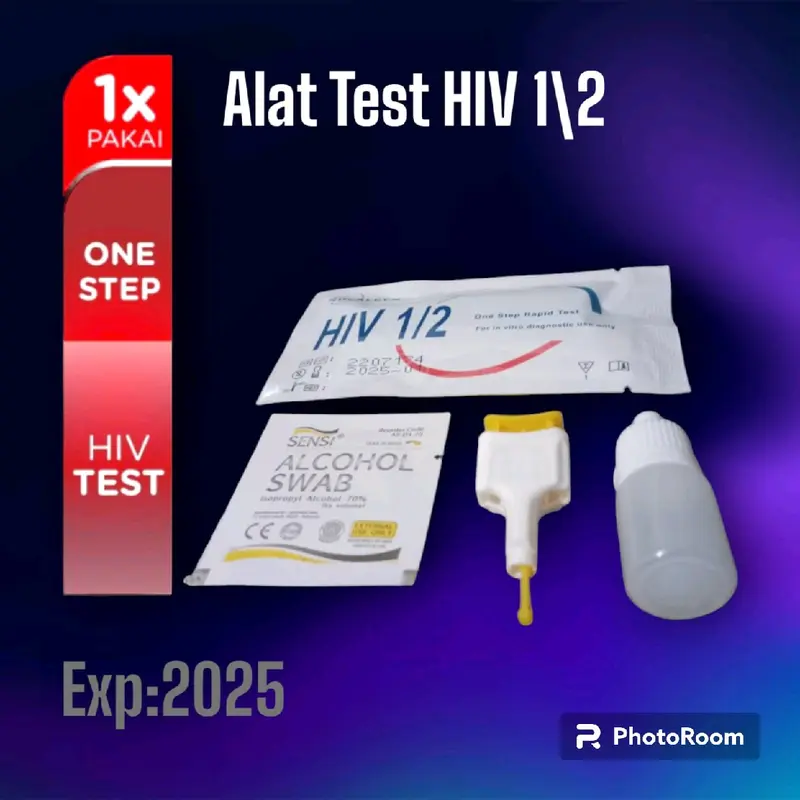 Home Test kesehatan AKL RI 30305917662 H1V 1\2 healgen Set pack2 tespek warna 24 bulan mix ungu saja pink saja tes ovulasi alat 2