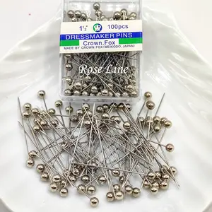 Jarum Pentul Warna Stainless Steel Isi 70-80